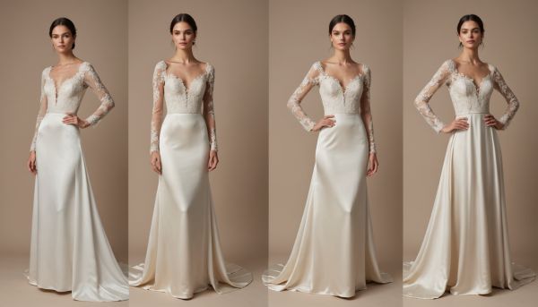 Ivoire ou blanc cassé : quelle robe de mariée est faite pour vous ?
