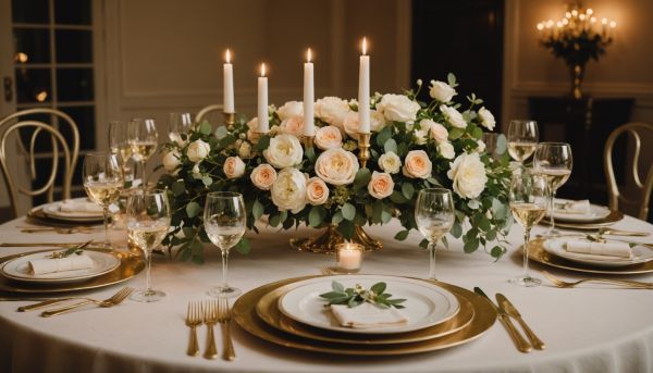 Quelles fleurs choisir pour un centre de table de mariage chic ?